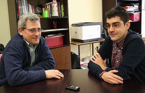 Carlos Martínez y Cándido González, de la UJA