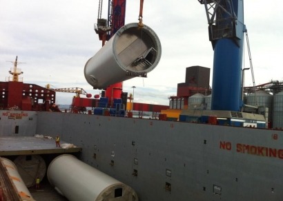 DSV Air & Sea envía 20 buques cargados de componentes eólicos a EEUU, Canadá y Suecia