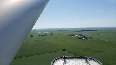 Illinois: comienza a operar el parque eólico Harvest Ridge, de 200 MW