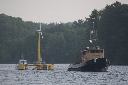 Presentan el primer prototipo de una turbina flotante