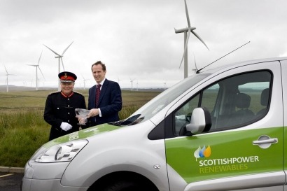 El primer ministro de Escocia inaugura dos parques de Iberdrola