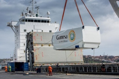 Gamesa da otro paso en pos de la instalación de su primer aerogenerador marino