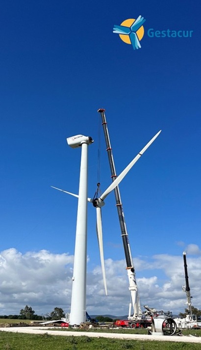 Gestacur finaliza el desmantelamiento del parque eólico de Tahivilla para Acciona Energía