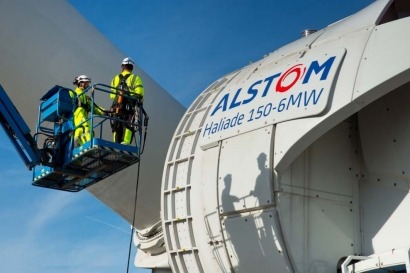 Alstom instalará 66 aerogeneradores marinos en Alemania