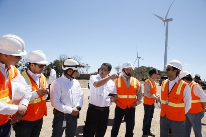 Inauguran el parque eólico San Marcos, de 50 MW.