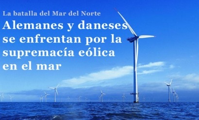 Alemanes y daneses se enfrentan por la supremacía eólica en el mar