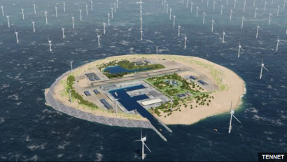 ¿Una isla eólica artificial en el Mar del Norte?