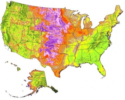 Estados Unidos renueva su atlas eólico