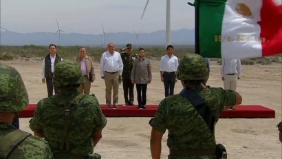 Inauguran el parque Eólica de Coahuila, de casi 200 MW de capacidad, el más grande del país