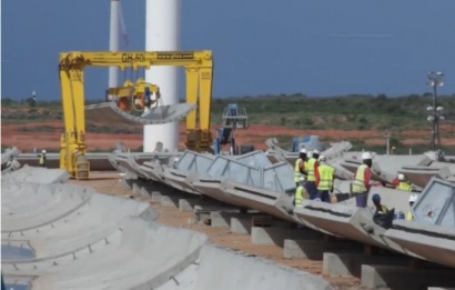 Acciona Windpower inaugura la primera planta de torres eólicas de hormigón