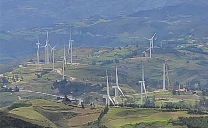 Inician las obras de construcción del parque eólico Las Lomitas, de 260 MW, que será el mayor del país