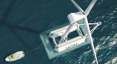 Una nueva plataforma flotante que puede reducir el coste de la eólica marina