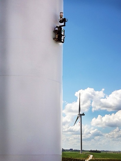 TSR Wind revoluciona la inspección de palas con su robot EOLOS