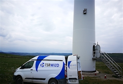 TSR Wind ya ha inspeccionado 1.000 aerogeneradores con sus robots