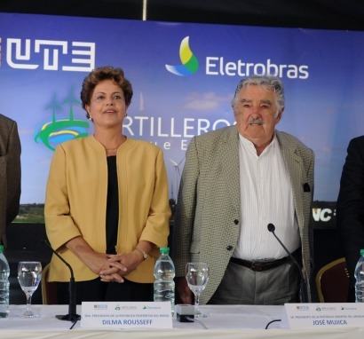 Inauguran parque eólico de UTE y Petrobras