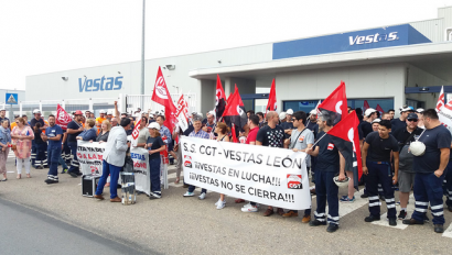 Vestas cierra su fábrica de Villadangos del Páramo