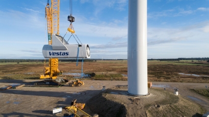 Vestas obtiene un pedido por 168 MW eólicos