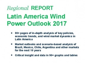 En una década se instalarán más de 47 GW eólicos en la región