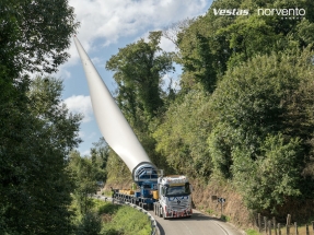 Norvento recurre al "bladelifter" para reducir el impacto del transporte de palas de aerogenerador