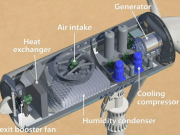 El aerogenerador que produce agua a partir del viento