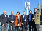 La minieólica se instala en el club náutico de Sanxenxo