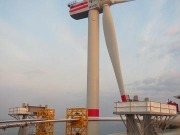 Senvion instala los primeros aerogeneradores del parque marino Nordsee Ost