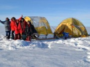 El trineo de viento culmina la circunnavegación de Groenlandia
