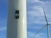 El Robot M2 acaba con una plaga de orugas en un aerogenerador de Guadalajara