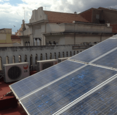 Primera campaña colectiva para la reparación de una planta solar