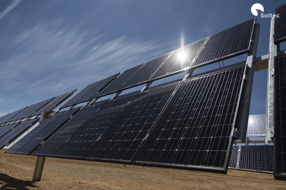 Seguidores solares únicos para una planta fotovoltaica única