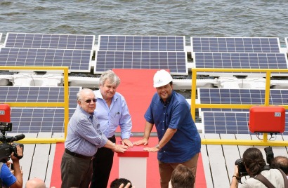 Inauguran la planta fotovoltaica flotante de Balbina