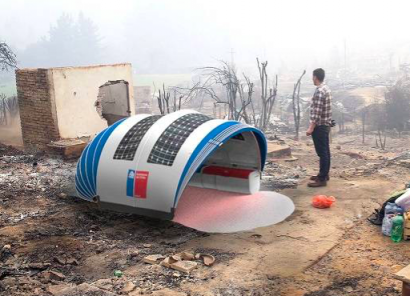 Diseñan una carpa para emergencias con paneles fotovoltaicos flexibles