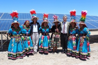 La Huayca: Se inaugura la primera etapa de una planta solar fotovoltaica