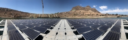 En operaciones la primera planta flotante fotovoltaica del país, única en el mundo en su tipo