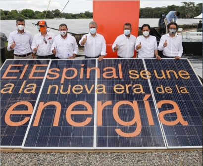 Tolima: Inauguran la planta fotovoltaica El Espinal, de 9,9 MW