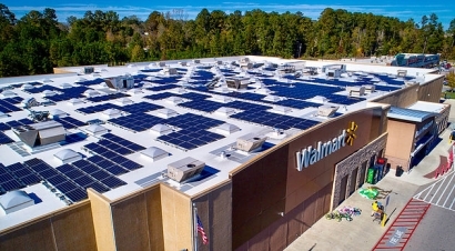 Walmart instala un total de 4 MW fotovoltaicos en las azoteas de distintas tiendas del país