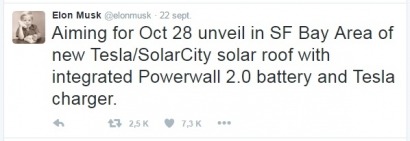 En un mes, conoceremos el techo solar de Tesla y SolarCity