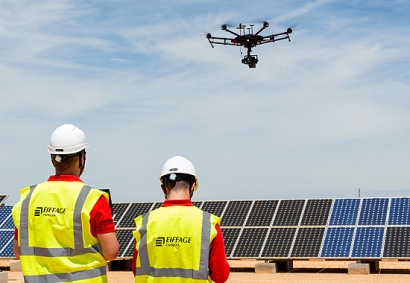 Eiffage Energía se sube a los drones