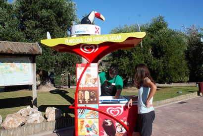 Carritos de helados que funcionan con energía solar