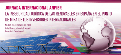 España, un paraíso, vedado, para la inversión en renovables 