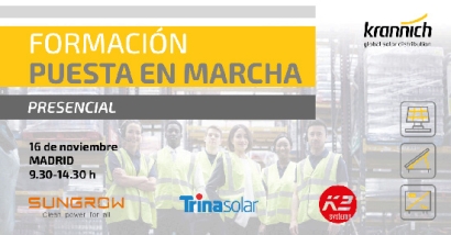 Krannich Solar organiza una formación integral práctica con Sungrow, Trina Solar y K2 Systems