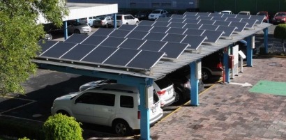 Primer estacionamiento solar en el DF