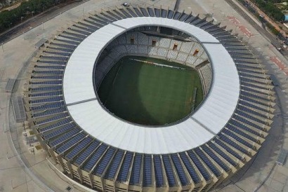 Tres de los seis estadios de la Copa Confederaciones, equipados con inversores fotovoltaicos vascos
