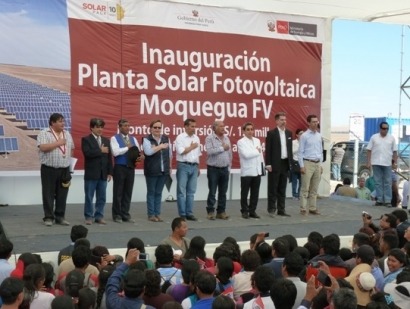 La multinacional española Solarpack inaugura un campo fotovoltaico de 19 megavatios en Perú