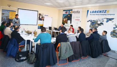 Curso de certificación del fabricante de bombeo solar Lorentz