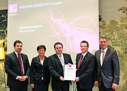 SMA Smart Home gana el Smart Energy Award 2013