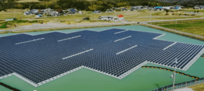 Se inauguran en Japón dos grandes centrales solares flotantes