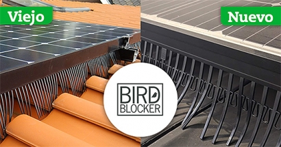 Van der Valk Solar Systems lanza una versión mejorada de su bloqueador de pájaros BirdBlocker