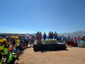 Inauguran la primera fase de la planta fotovoltaica Oruro, de 50 MW