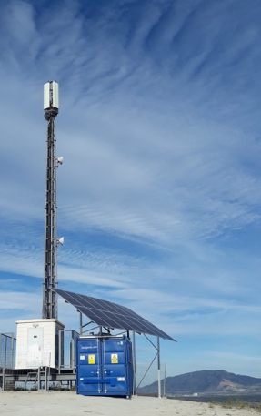 Instalación híbrida fotovoltaica para una torre de telecomunicaciones en Murcia